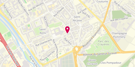Plan de Timo-Tif, 9 Rue Saint Julien, 51100 Reims