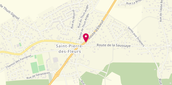 Plan de Ô Salon, 6 Route d'Elbeuf, 27370 Saint-Pierre-des-Fleurs