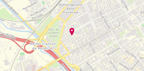 Plan de Bruno Simon, 41 Rue des Poissonniers, 51100 Reims