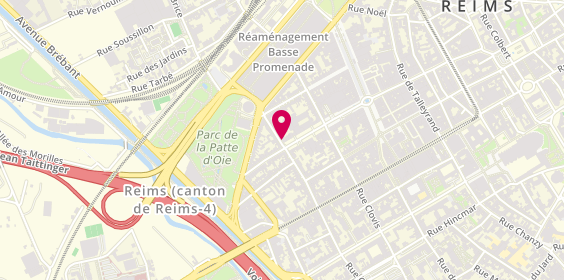 Plan de Salon Gabriel, 56 Rue Buirette, 51100 Reims
