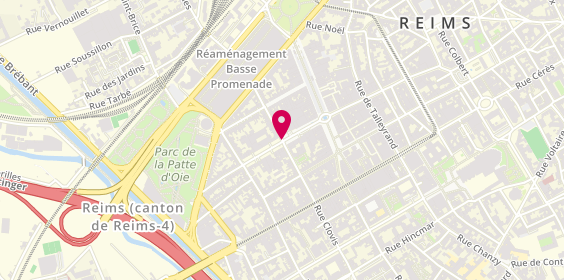 Plan de Saint Sauveur, 32 Rue Buirette, 51100 Reims