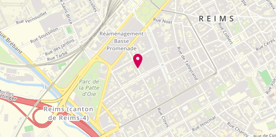 Plan de Robertson Barber, 30 Rue Jeanne-d'Arc, 51100 Reims