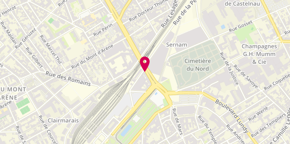 Plan de Didier Barthelemy, 19 avenue de Laon, 51100 Reims