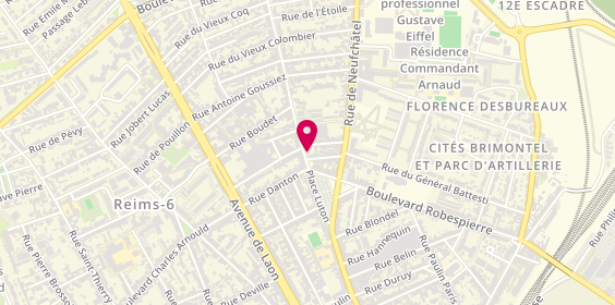 Plan de L'Essentiel, 8 Rue Roger Salengro, 51100 Reims