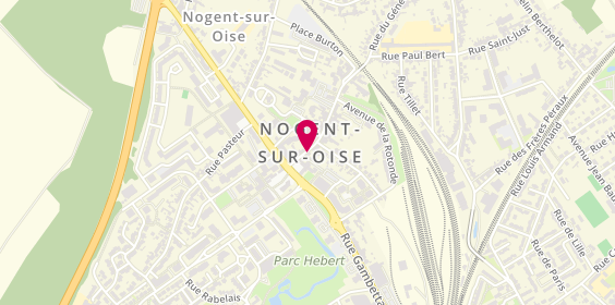 Plan de Barber Nogentais, 107 Rue du Général de Gaulle, 60180 Nogent-sur-Oise