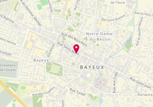 Plan de SCHOUTTETEN Pauline, 2-4 Rue Saint Patrice, 14400 Bayeux