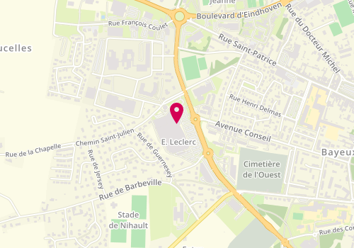 Plan de Carpy Coiffeur Thierry B Coiffeur, Centre Leclerc Boulevard 6 Juin
Boulevard du 6 Juin, 14400 Bayeux
