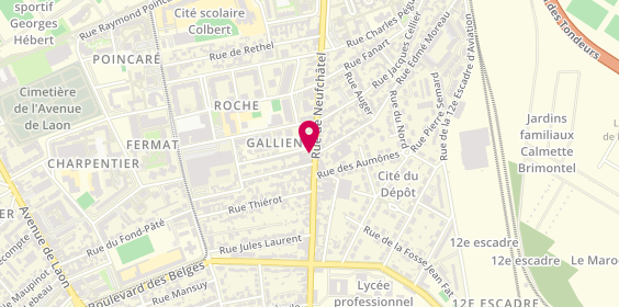 Plan de D. Qoiffé, 189 Rue de Neufchâtel, 51100 Reims