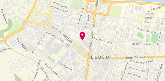 Plan de Nuance Coiffure, 17 Rue de Roanne, 76500 Elbeuf