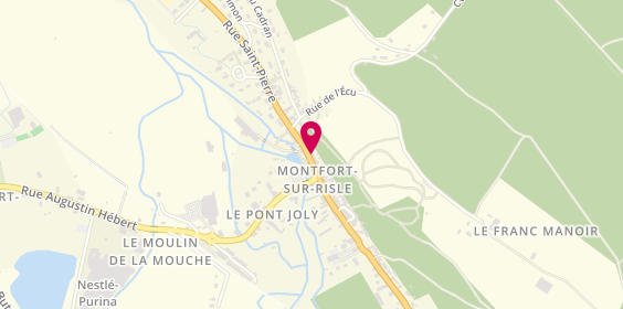 Plan de Angy Beaute Coiffure, 53 Rue Saint-Pierre, 27290 Montfort-sur-Risle