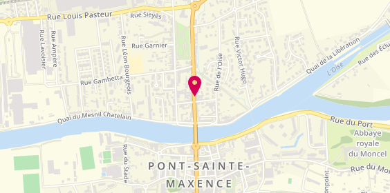Plan de Brillance Coiffure, 28 Rue de la République, 60700 Pont-Sainte-Maxence