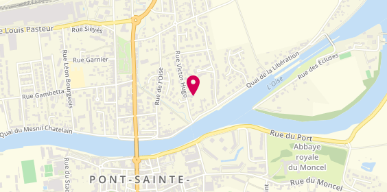 Plan de Jb Coiffure, 33 Rue Jean Jaurès, 60700 Pont-Sainte-Maxence