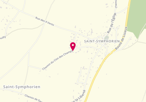 Plan de Coiffure Passion, 300 Chemin Clos des Champs, 27500 Saint-Symphorien
