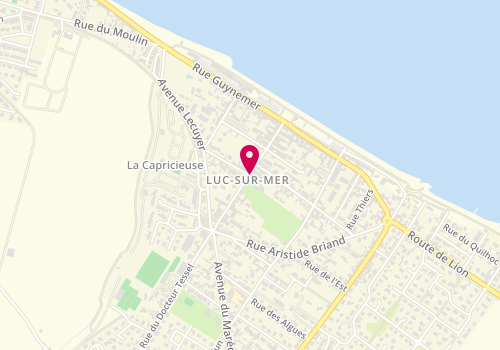 Plan de R - Box, 35 Rue de la Mer, 14530 Luc-sur-Mer