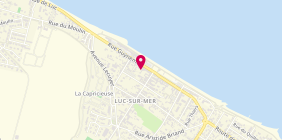 Plan de Vue Mer Coiffure, 9 Place du Petit Enfer, 14530 Luc-sur-Mer