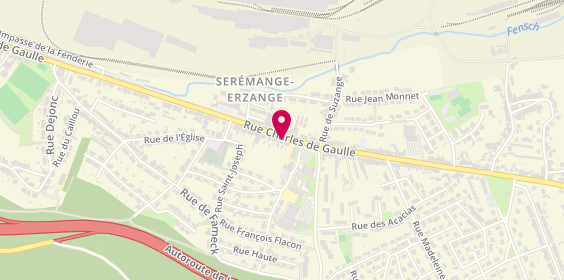 Plan de I.D Coiff, 93 Rue Charles de Gaulle, 57290 Serémange-Erzange
