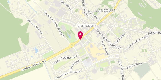 Plan de C.B Coiffure, Rue Victor Hugo, 60140 Liancourt