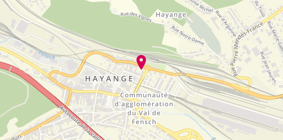 Plan de Stéphane - Coiffeur A Domicile, 13 Rue Jacqueline Auriol, 57700 Hayange