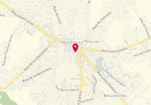 Plan de Lecordier COUYERE Véronique, 8 Rue de la Bertinière, 27210 Beuzeville