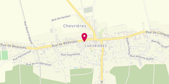 Plan de Chevri'HAIR, 145 Rue de Beauvais, 60710 Chevrières