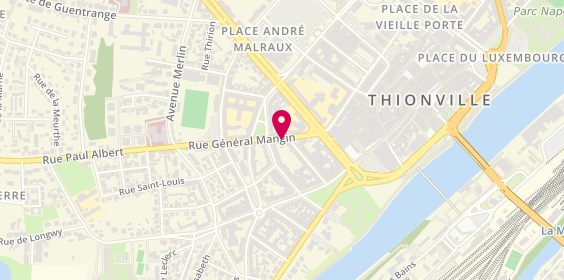 Plan de Salon Christelle, 30 Rue de la Paix, 57100 Thionville