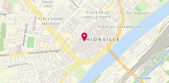 Plan de Brune, 30 Rue Brûlée, 57100 Thionville