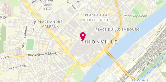 Plan de Danielle Coiff' Elle & Lui, 4 Rue de l'Ancien Hôpital, 57100 Thionville