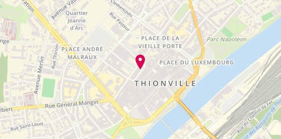 Plan de Yoann - artisan coiffeur, 4 Rue du Quartier, 57100 Thionville