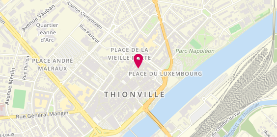 Plan de G.L Coiffure, 24 Rue de Jemmapes, 57100 Thionville