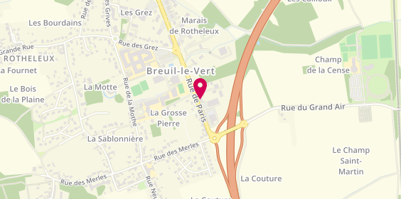 Plan de Salon Rija, 819 Route de Paris, 60600 Breuil-le-Vert