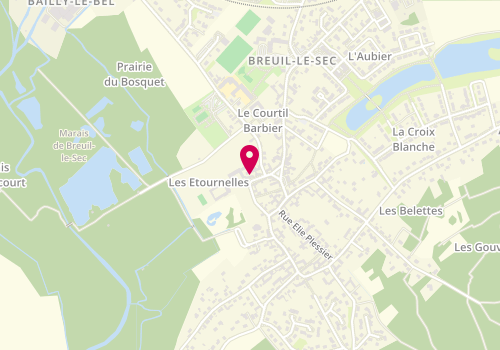 Plan de Mon Salon, 42 Bis place du Carrouel et des Etournelles, 60840 Breuil-le-Sec