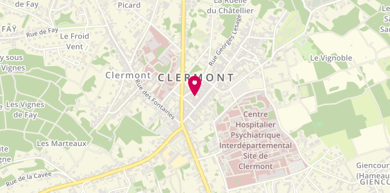 Plan de Chez Mathilde, 43 Rue de la République, 60600 Clermont