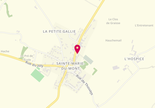 Plan de Le Fauteuil de Chloé, Rue du Général Eisenhower, 50480 Sainte-Marie-du-Mont