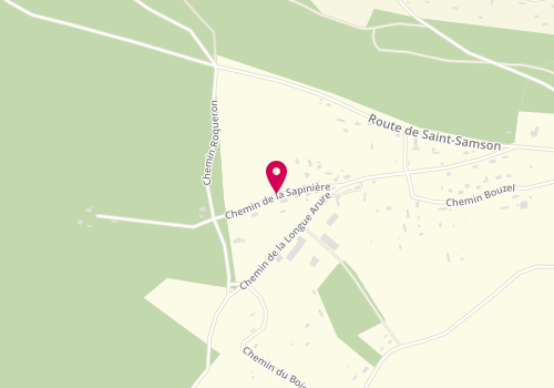 Plan de DUMAINE Chantal, 158 Chemin Sapinière, 27500 Bouquelon