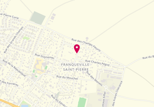 Plan de Franck Provost, 801 Route de Paris Centre Commercial Super U, 76520 Franqueville-Saint-Pierre
