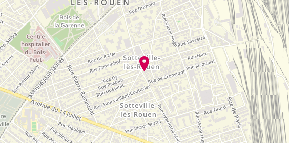 Plan de Hair du Temps, 53 place Charles de Gaulle, 76300 Sotteville-lès-Rouen
