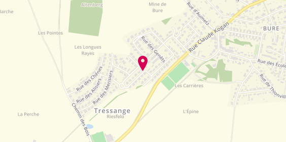 Plan de Val'coiff, Bure 18 Rue Lauriers, 57710 Tressange