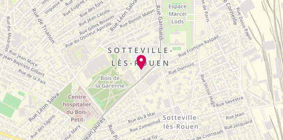 Plan de Coiff & Co, 34 Place de l'Hotel de Ville, 76300 Sotteville-lès-Rouen