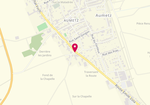 Plan de Restrospec'tiff, 3 Rue du Maréchal Foch, 57710 Aumetz