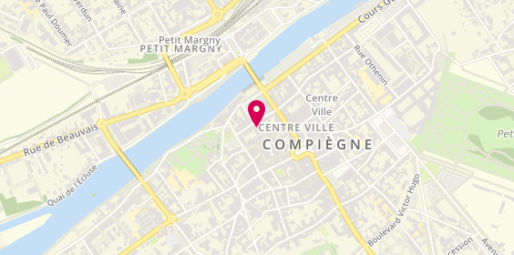 Plan de Oscar le Coiffeur - Coiffeur à Compiègne, 14 Rue Saint-Nicolas, 60200 Compiègne