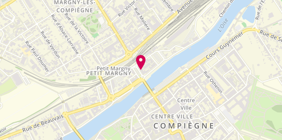 Plan de Mara Barber, 4 Rue d'Amiens, 60200 Compiègne