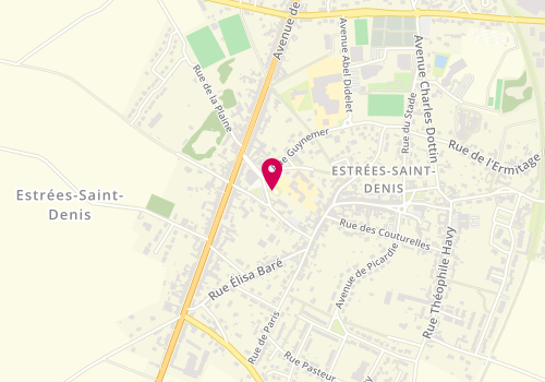 Plan de Défi Coiffure, 4 Rue de L&#039;Hotel de Ville, 60190 Estrées-Saint-Denis