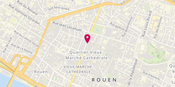 Plan de Jean Louis David, 76 Rue Jeanne d'Arc, 76000 Rouen
