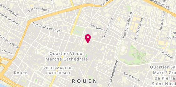 Plan de Ô Masculin, 12 Rue de l'Écureuil, 76000 Rouen