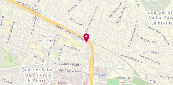 Plan de Ô Coif'Heure, 25 Bis Boulevard de Verdun, 76000 Rouen