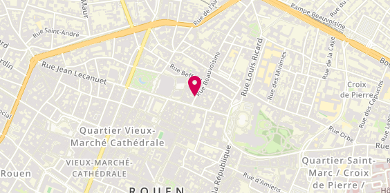 Plan de DOS SANTOS MARCOS, 39 Rue Beauvoisine, 76000 Rouen