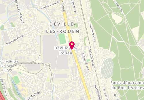 Plan de Hair Styl, 251 Route de Dieppe, 76250 Déville-lès-Rouen