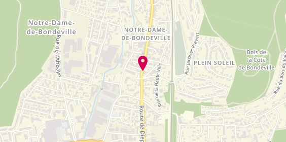 Plan de A la Suite, 90 Route de Dieppe, 76960 Notre-Dame-de-Bondeville