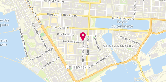 Plan de Salon raphaelle, 87 Rue d'Estimauville, 76600 Le Havre