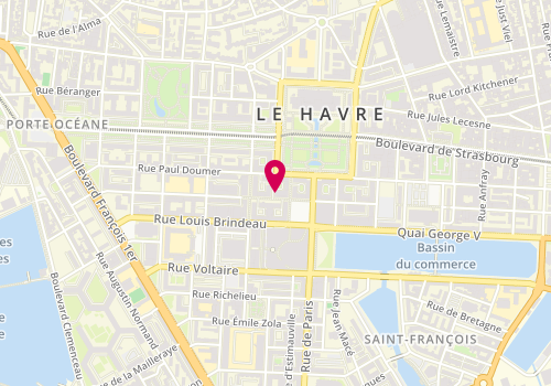 Plan de Dessange, 107 Rue Victor Hugo, 76600 Le Havre